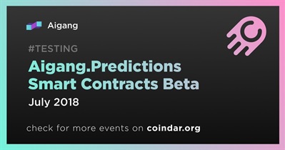 Aigang.Predictions Smart Contracts Beta