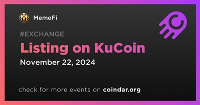 MemeFi to Be Listed on KuCoin on November 22nd