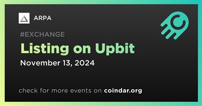 ARPA to Be Listed on Upbit