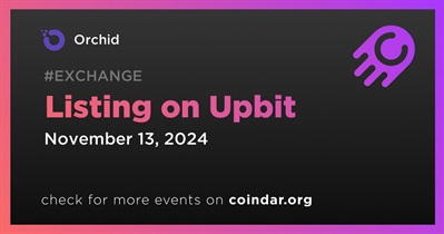 Orchid to Be Listed on Upbit