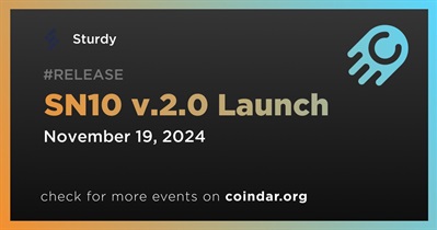 Sturdy to Release SN10 v.2.0 on November 19th