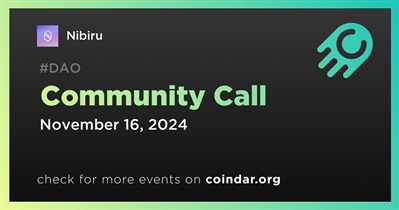 Nibiru to Host Community Call on November 16th