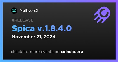 MultiversX to Release Spica v.1.8.4.0 on November 21st