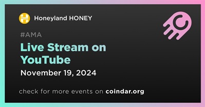 Honeyland HONEY to Hold Live Stream on YouTube on November 19th