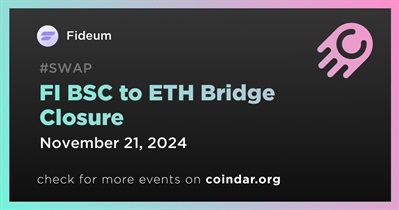 Fideum to Close FI BSC to ETH Bridge on November 21st