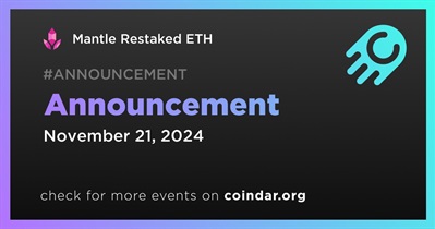 Mantle Restaked ETH to Make Announcement on November 21st