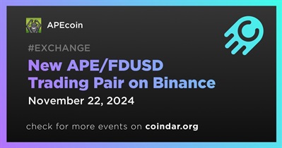 Binance to Add New APE/FDUSD Trading Pair on November 22nd