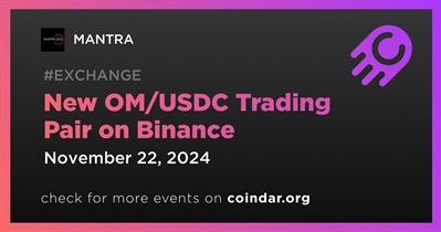 Binance to Add New OM/USDC Trading Pair on November 22nd