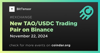 Binance to Add New TAO/USDC Trading Pair on November 22nd