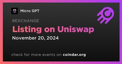 Micro GPT to Be Listed on Uniswap