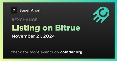 Super Anon to Be Listed on Bitrue