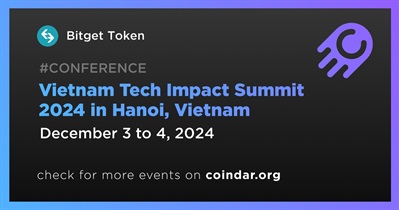 Bitget Token to Participate in Vietnam Tech Impact Summit 2024 in Hanoi on December 3rd