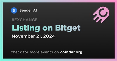 Sender AI to Be Listed on Bitget