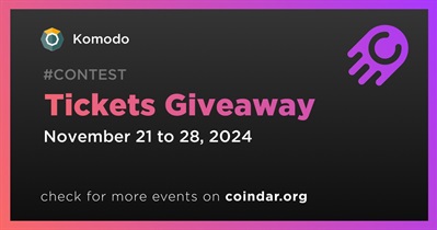 Komodo to Giveaway Tickets to Bitcoin MENA 2024