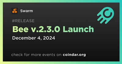 Swarm to Release Bee v.2.3.0 on December 4th