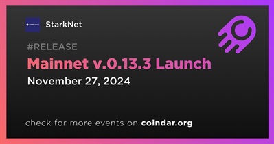 Lançamento da Mainnet v.0.13.3