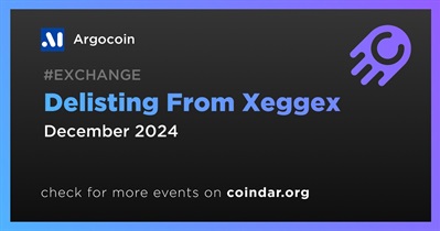 Argocoin to Be Delisted From Xeggex in December