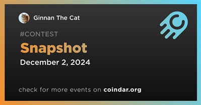 Ginnan the Cat to Make Snapshot on December 2nd