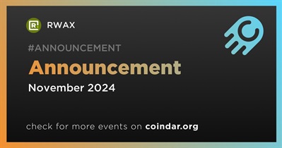 RWAX to Make Announcement in November