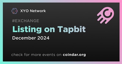 XYO Network to Be Listed on Tapbit in December