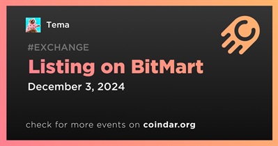 Tema to Be Listed on BitMart on December 3rd