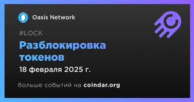 0,83% токенов ROSE будет разблокировано 18 февраля