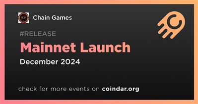 Chain Games to Launch Mainnet in December