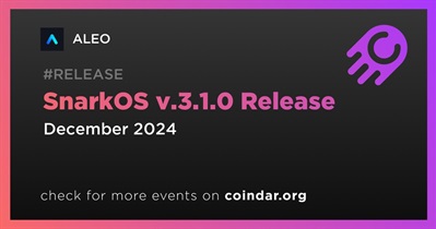 ALEO to Release SnarkOS v.3.1.0 in December