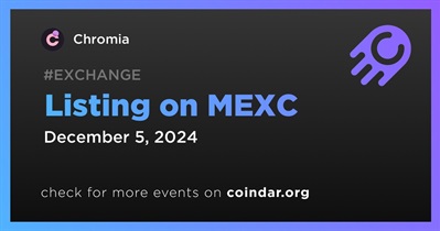 Chromia to Be Listed on MEXC on December 5th