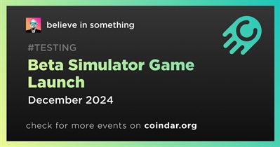 Believe in Something to Release Beta Simulator Game in December