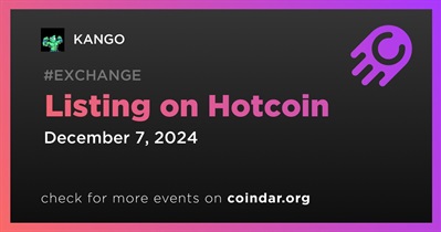 KANGO to Be Listed on Hotcoin on December 7th