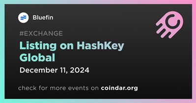 Bluefin to Be Listed on HashKey Global on December 11th