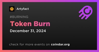 Artyfact to Hold Token Burn on December 31st