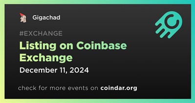 Gigachad to Be Listed on Coinbase Exchange