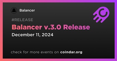 Lançamento do Balancer v.3.0