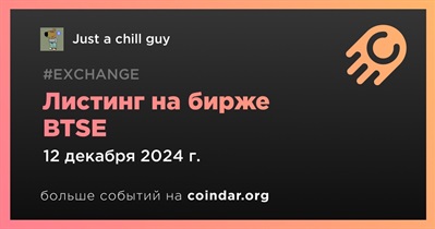 BTSE проведет листинг Just a chill guy 12 декабря