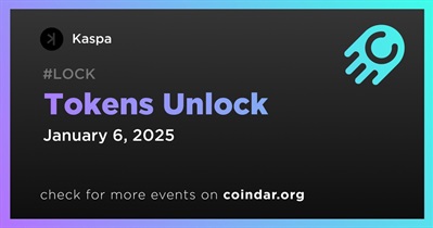 0.72% of KAS Tokens Will Be Unlocked on January 6th