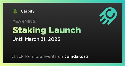 Carbify to Launch Staking in Q1