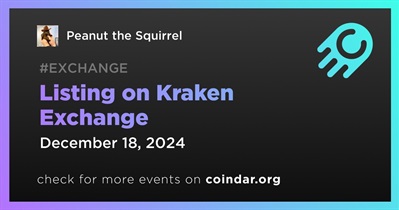 Peanut the Squirrel to Be Listed on Kraken Exchange on December 18th