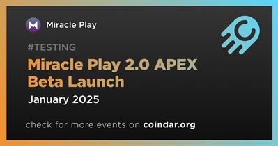 Miracle Play to Release Miracle Play 2.0 APEX Beta in January