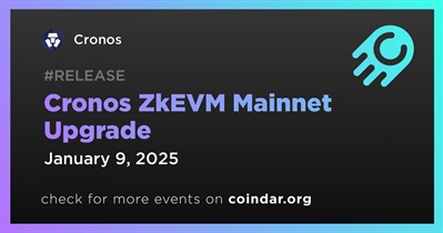 Cronos to Undergo Cronos ZkEVM Mainnet Upgrade on January 9th