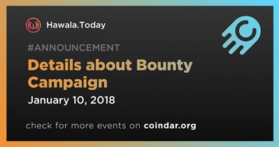 Detalles sobre la campaña Bounty