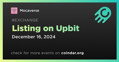 Mocaverse to Be Listed on Upbit