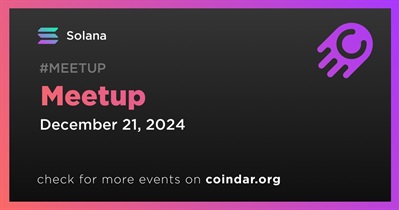 Solana to Host Meetup on December 21st