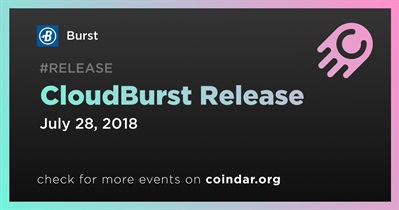 CloudBurst Release