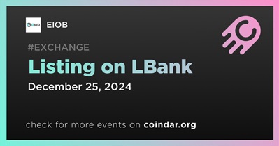 EIOB to Be Listed on LBank on December 25th