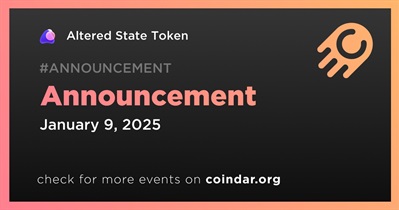 Altered State Token to Make Announcement on January 9th