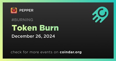 PEPPER to Hold Token Burn on December 26th