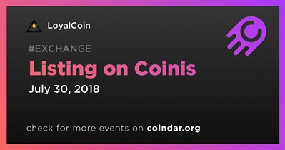 Listing on Coinis