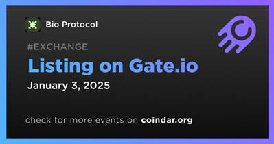 Bio Protocol to Be Listed on Gate.io on January 3rd